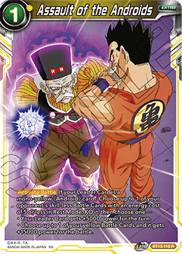 Assault of the Androids (Rare) (BT13-119) [Supreme Rivalry] | Cracking-Singles