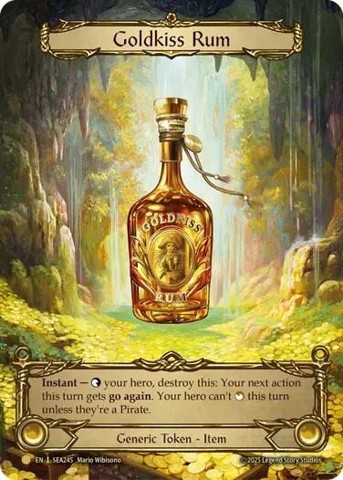 Goldkiss Rum (Treasure) [SEA245] (High Seas)  Cold Foil | Cracking-Singles