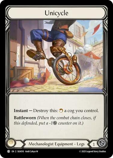 Unicycle (Treasure) [SEA010] (High Seas)  Cold Foil | Cracking-Singles