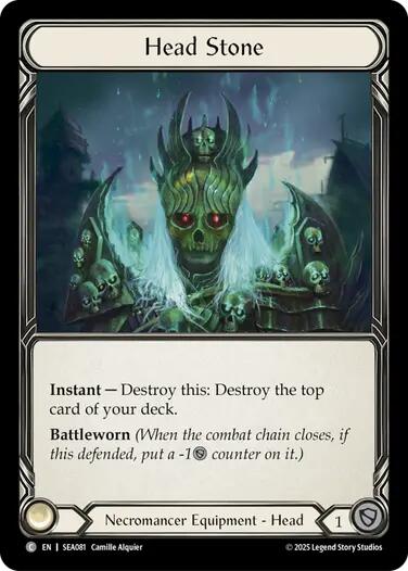 Head Stone (Treasure) [SEA081] (High Seas)  Cold Foil | Cracking-Singles