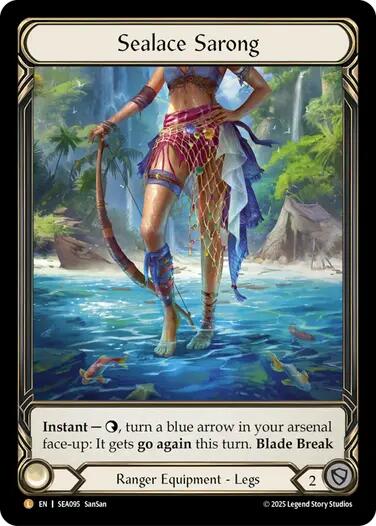 Sealace Sarong (Treasure) [SEA095] (High Seas)  Cold Foil | Cracking-Singles