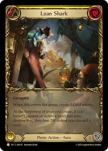 Loan Shark (Treasure) [SEA131] (High Seas)  Cold Foil | Cracking-Singles