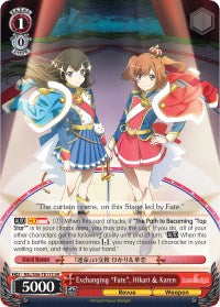 Exchanging "Fate", Hikari & Karen (RSL/S56-TE11S SR) [Revue Starlight] | Cracking-Singles