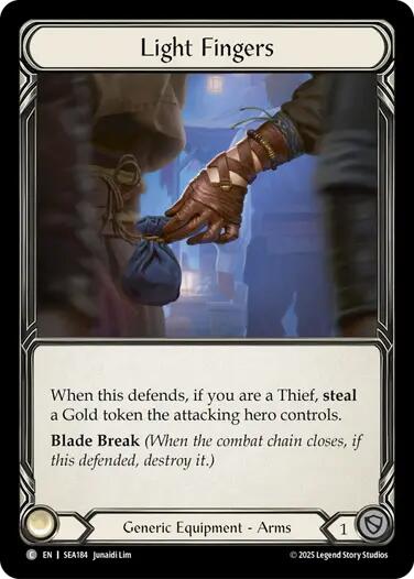 Light Fingers (Treasure) [SEA184] (High Seas)  Cold Foil | Cracking-Singles