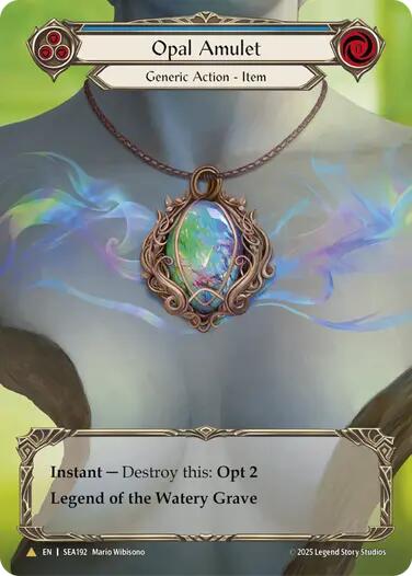 Opal Amulet (Treasure) [SEA192] (High Seas)  Cold Foil | Cracking-Singles