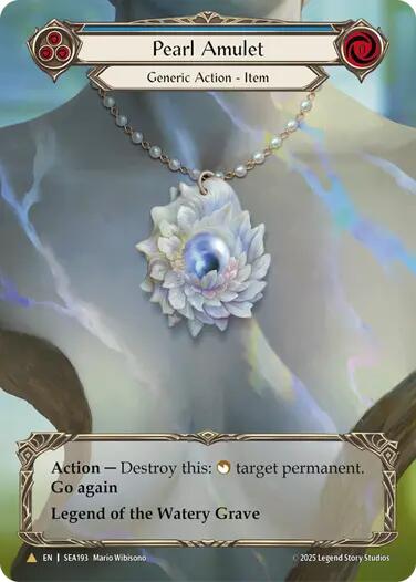 Pearl Amulet (Treasure) [SEA193] (High Seas)  Cold Foil | Cracking-Singles