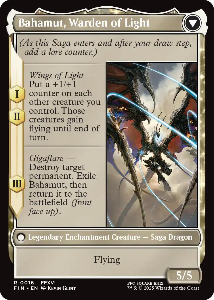 Dion, Bahamut's Dominant // Bahamut, Warden of Light [FINAL FANTASY] | Cracking-Singles