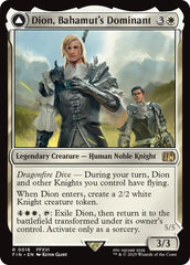 Dion, Bahamut's Dominant // Bahamut, Warden of Light [FINAL FANTASY] | Cracking-Singles