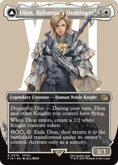 Dion, Bahamut's Dominant // Bahamut, Warden of Light (Borderless) [FINAL FANTASY] | Cracking-Singles