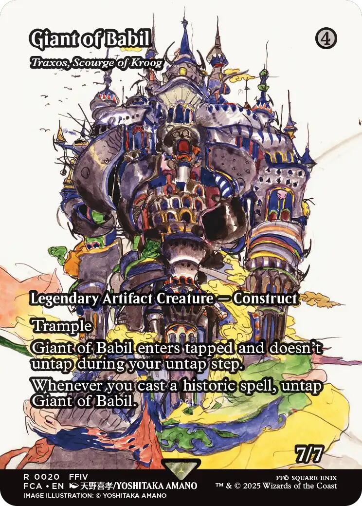 Giant of Babil - Traxos, Scourge of Kroog (Showcase) [FINAL FANTASY : Through the Ages] | Cracking-Singles