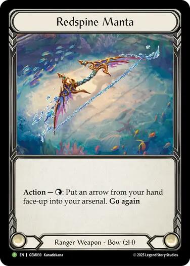 Redspine Manta [GEM039] (GEM Pack 2)  Cold Foil | Cracking-Singles