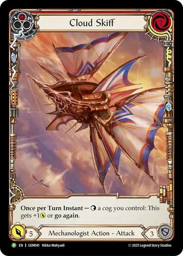 Cloud Skiff (Red) [GEM041] (GEM Pack 2) | Cracking-Singles