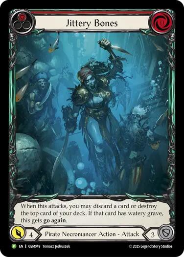 Jittery Bones (Red) [GEM049] (GEM Pack 2) | Cracking-Singles