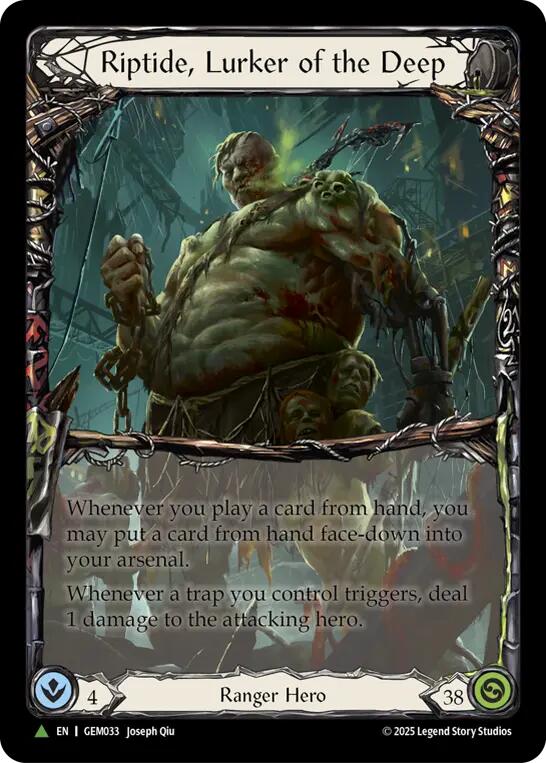 Riptide, Lurker of the Deep (Marvel) [GEM033] (GEM Pack 2)  Cold Foil | Cracking-Singles