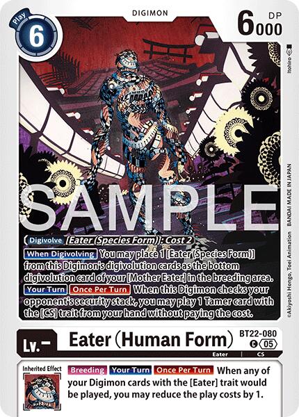 Eater [BT22-080] (Human Form) [Cyber Eden] | Cracking-Singles