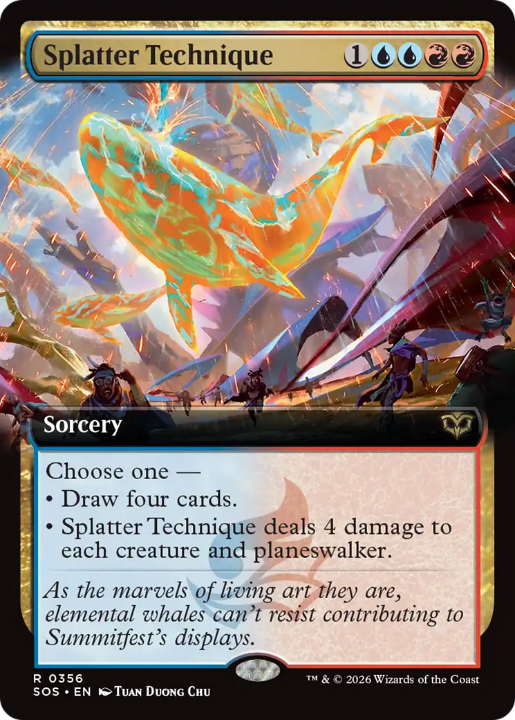 Splatter Technique (Extended Art) [Secrets of Strixhaven] | Cracking-Singles