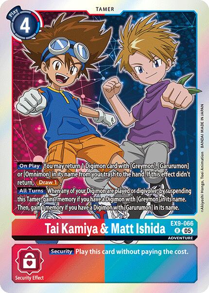 Tai Kamiya & Matt Ishida [EX9-066] [Versus Monsters] | Cracking-Singles