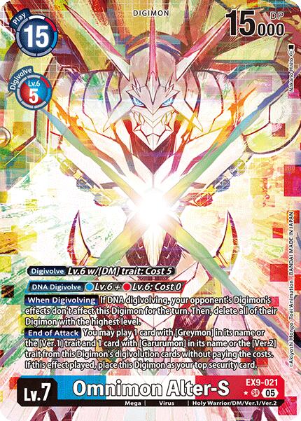 Omnimon Alter-S [EX9-021] (Alternate Art) [Versus Monsters] | Cracking-Singles