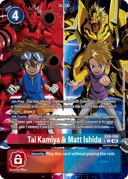 Tai Kamiya & Matt Ishida [EX9-066] (Alternate Art) [Versus Monsters] | Cracking-Singles