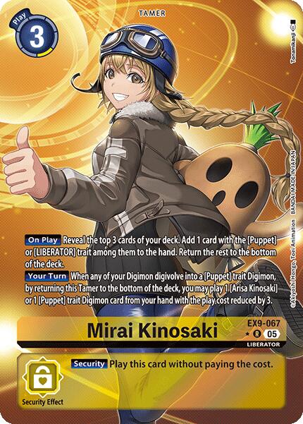 Mirai Kinosaki [EX9-067] (Alternate Art) [Versus Monsters] | Cracking-Singles