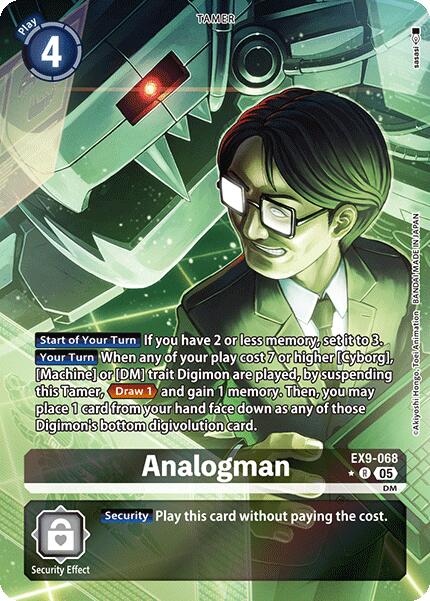 Analogman [EX9-068] (Alternate Art) [Versus Monsters] | Cracking-Singles