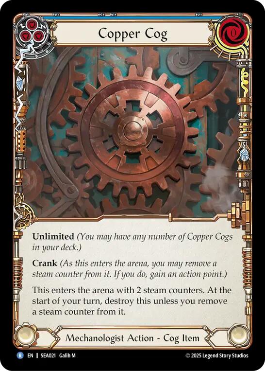 Copper Cog [SEA021] (High Seas)  Rainbow Foil | Cracking-Singles