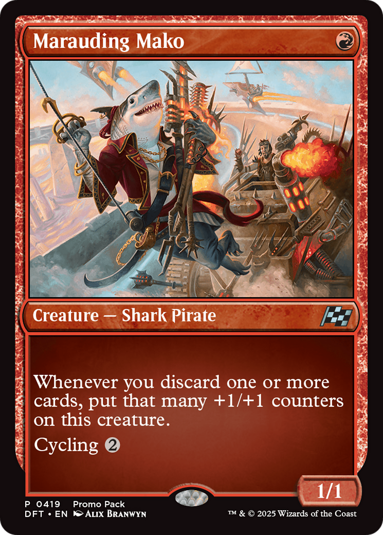Marauding Mako (Promo Pack) [Aetherdrift Promos] | Cracking-Singles