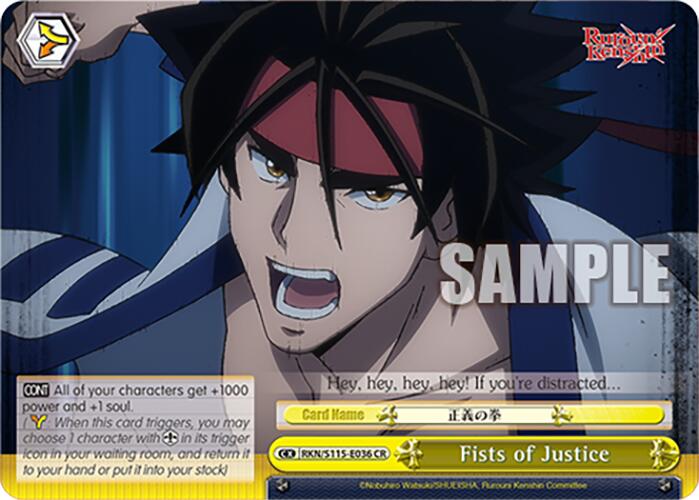 Fists of Justice (RKN/S115-E036 CR) [Rurouni Kenshin] | Cracking-Singles