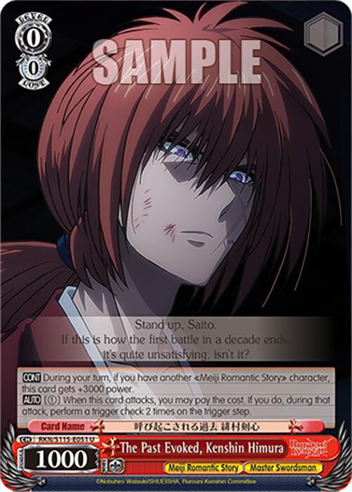 The Past Evoked, Kenshin Himura (RKN/S115-E051 U) [Rurouni Kenshin] | Cracking-Singles