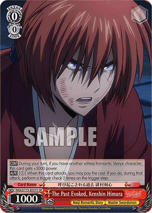 The Past Evoked, Kenshin Himura (RKN/S115-E051S SR) [Rurouni Kenshin] | Cracking-Singles
