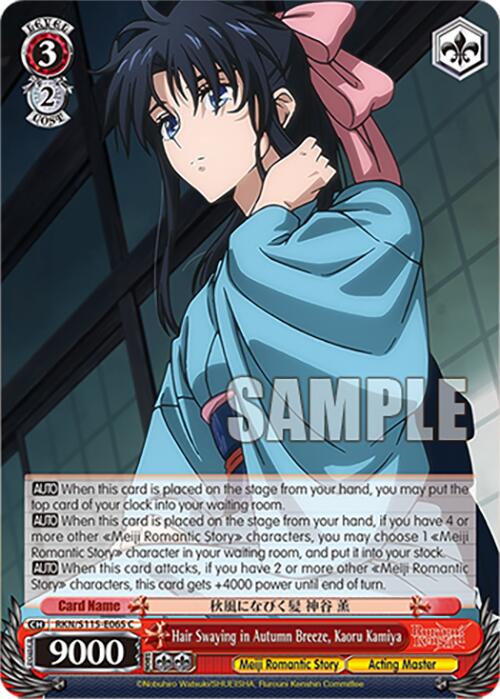 Hair Swaying in Autumn Breeze, Kaoru Kamiya (RKN/S115-E065 C) [Rurouni Kenshin] | Cracking-Singles