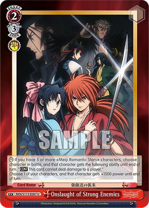 Onslaught of Strong Enemies (RKN/S115-E067 U) [Rurouni Kenshin] | Cracking-Singles