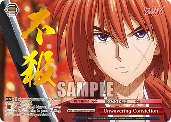 Unwavering Conviction (A) (RKN/S115-E069OFRa OFR) [Rurouni Kenshin] | Cracking-Singles