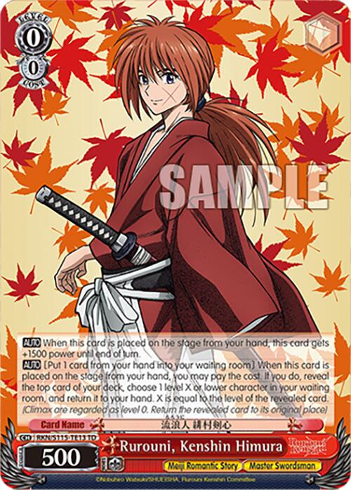 Rurouni, Kenshin Himura (RKN/S115-TE13 TD) [Rurouni Kenshin] | Cracking-Singles