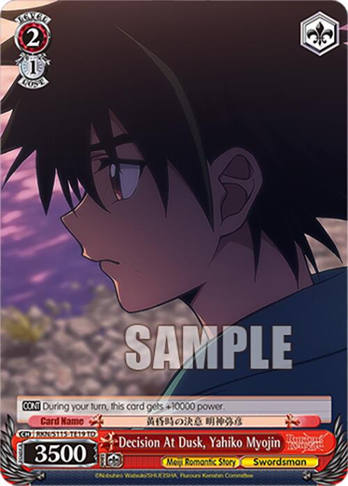 Decision At Dusk, Yahiko Myojin (RKN/S115-TE19 TD) [Rurouni Kenshin] | Cracking-Singles
