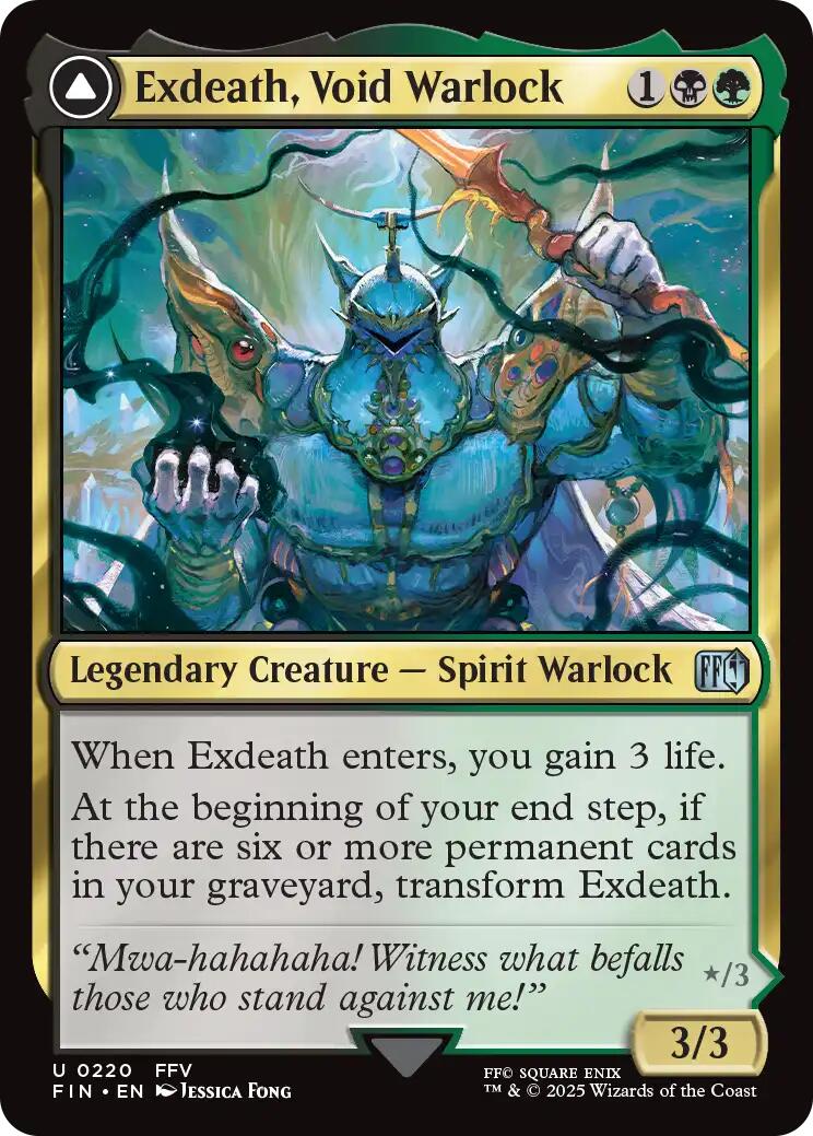 Exdeath, Void Warlock // Neo Exdeath, Dimension's End [FINAL FANTASY] | Cracking-Singles