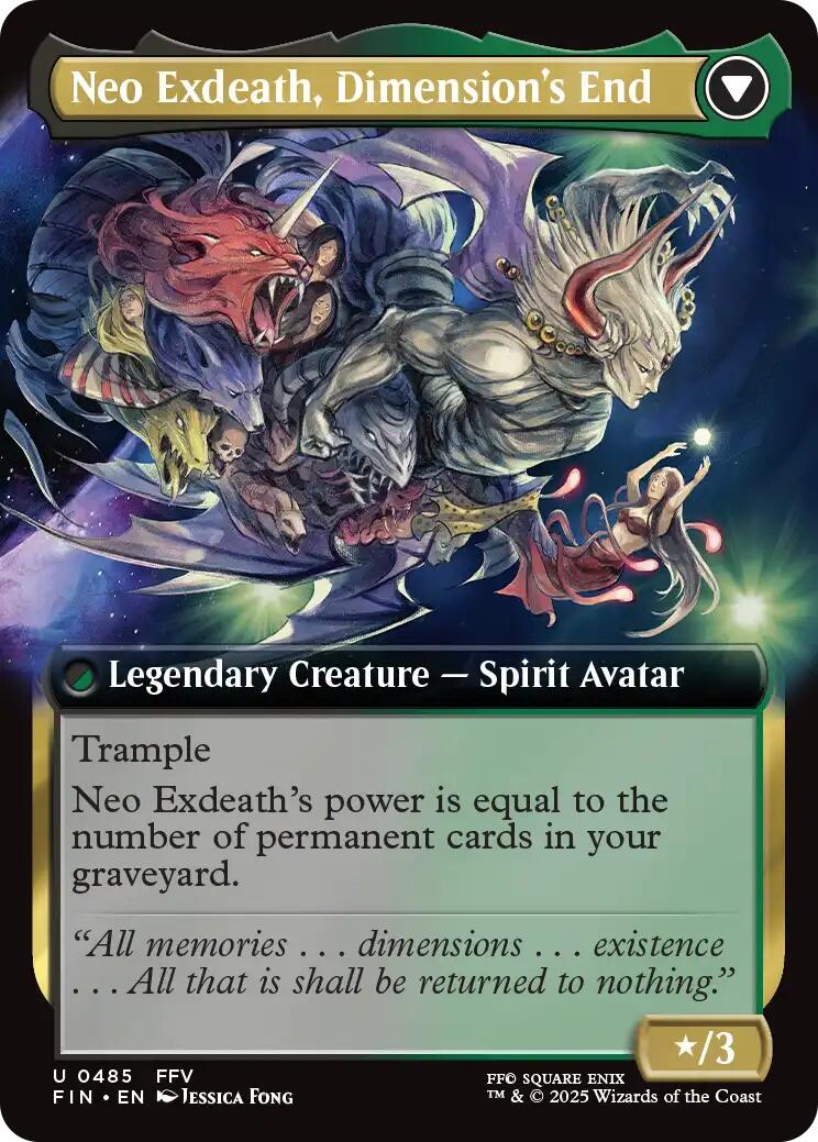 Exdeath, Void Warlock // Neo Exdeath, Dimension's End (Extended Art) [FINAL FANTASY] | Cracking-Singles