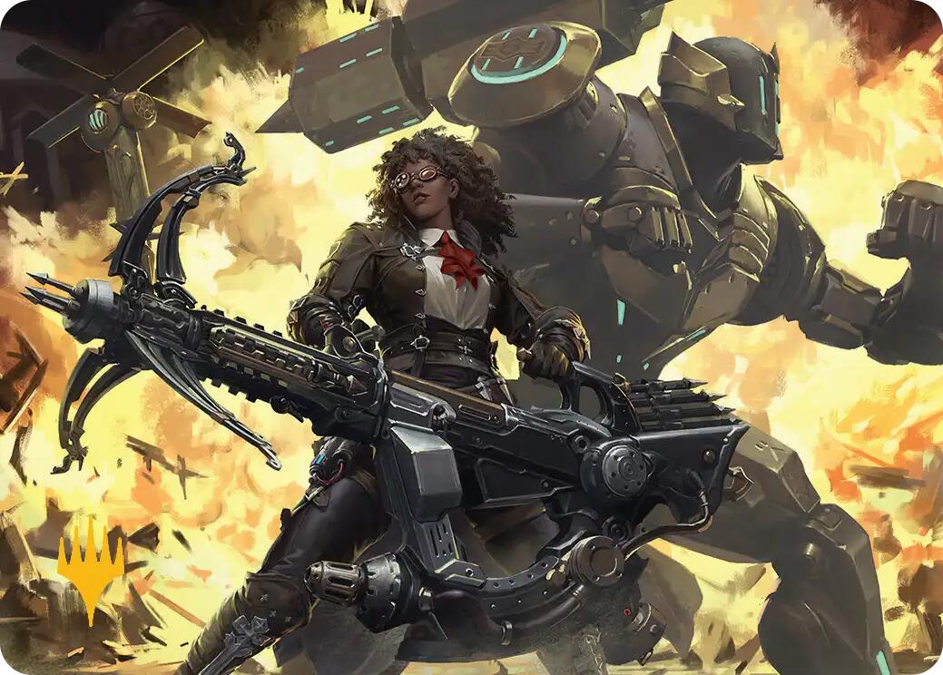 Machinist's Arsenal Art Card (Gold-Stamped Planeswalker Symbol) [FINAL FANTASY Art Series] | Cracking-Singles