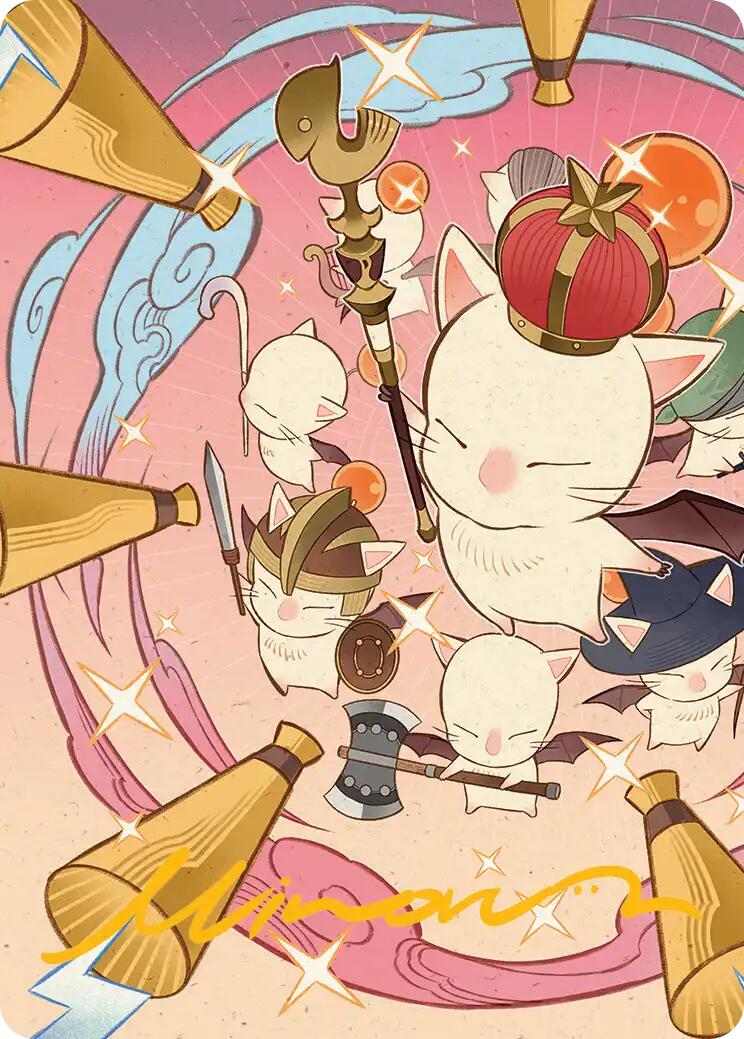 Summon: Good King Mog XII Art Card (Gold-Stamped Signature) [FINAL FANTASY Art Series] | Cracking-Singles
