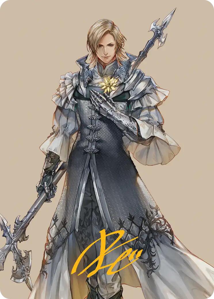 Dion, Bahamut's Dominant Art Card (Gold-Stamped Signature) [FINAL FANTASY Art Series] | Cracking-Singles