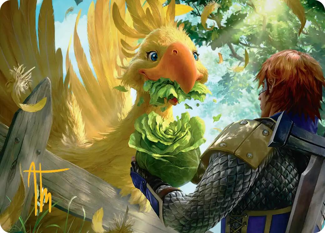 Gysahl Greens Art Card (Gold-Stamped Signature) [FINAL FANTASY Art Series] | Cracking-Singles