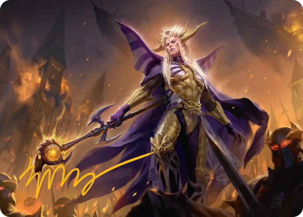 The Emperor of Palamecia Art Card (Gold-Stamped Signature) [FINAL FANTASY Art Series] | Cracking-Singles