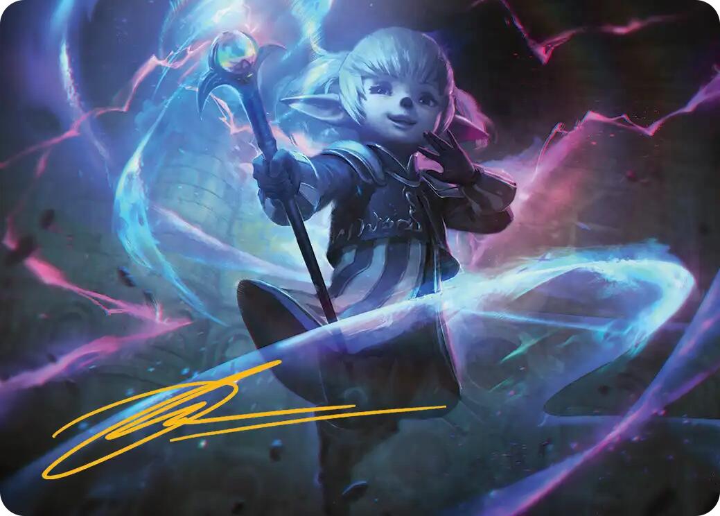 Shantotto, Tactician Magician Art Card (Gold-Stamped Signature) [FINAL FANTASY Art Series] | Cracking-Singles