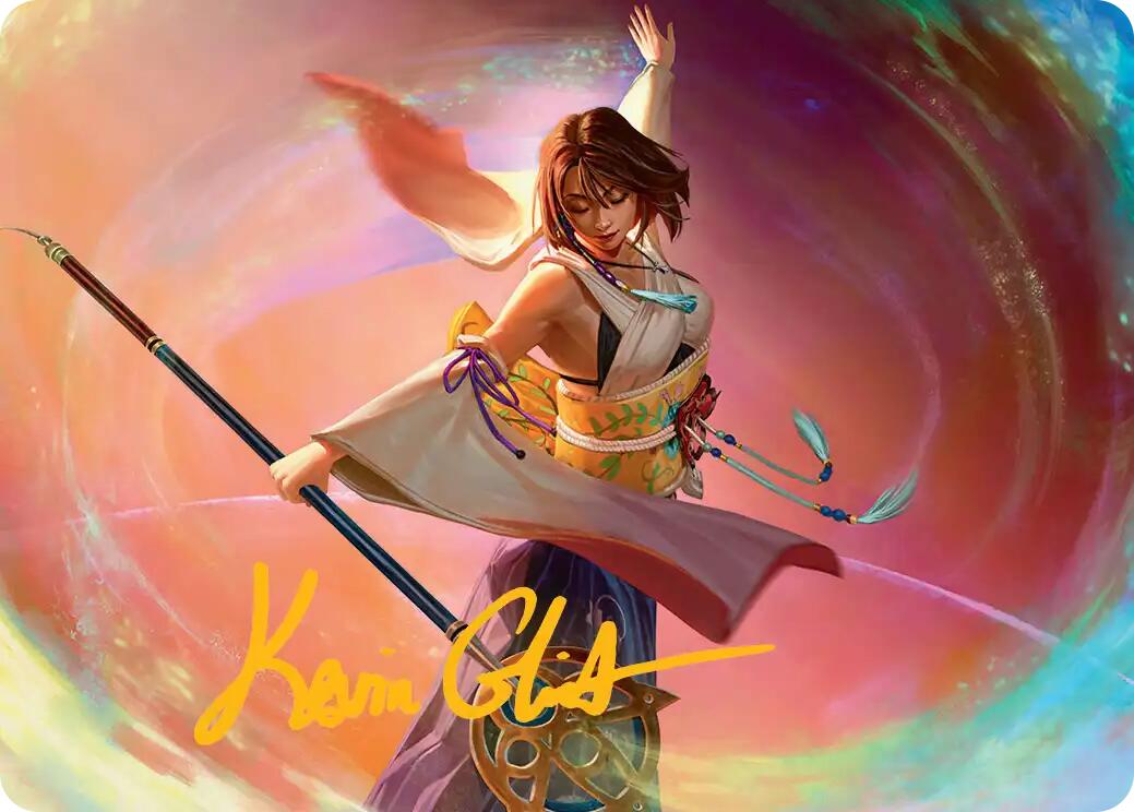 Yuna, Grand Summoner Art Card (Gold-Stamped Signature) [FINAL FANTASY Art Series] | Cracking-Singles