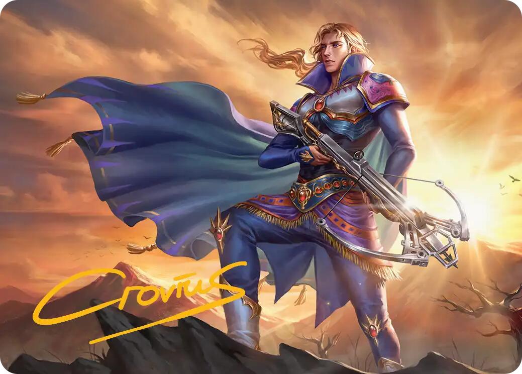 Edgar, Master Machinist Art Card (Gold-Stamped Signature) [FINAL FANTASY Art Series] | Cracking-Singles