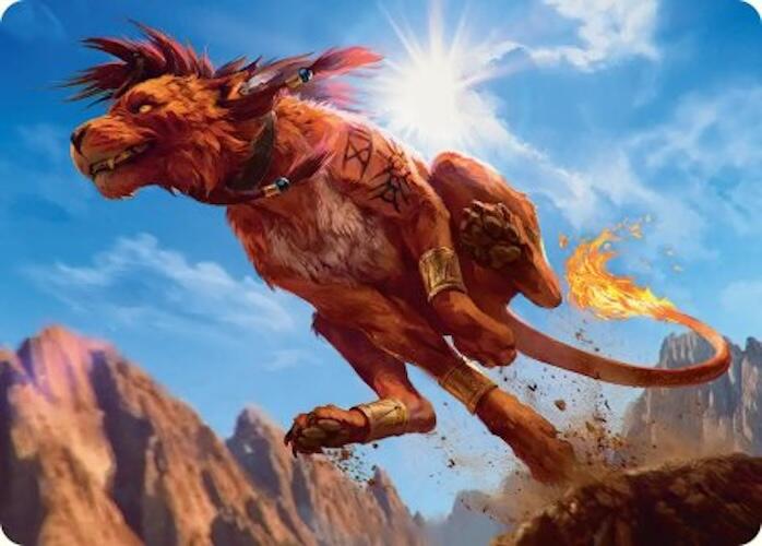 Red XIII, Proud Warrior Art Card [FINAL FANTASY Art Series] | Cracking-Singles