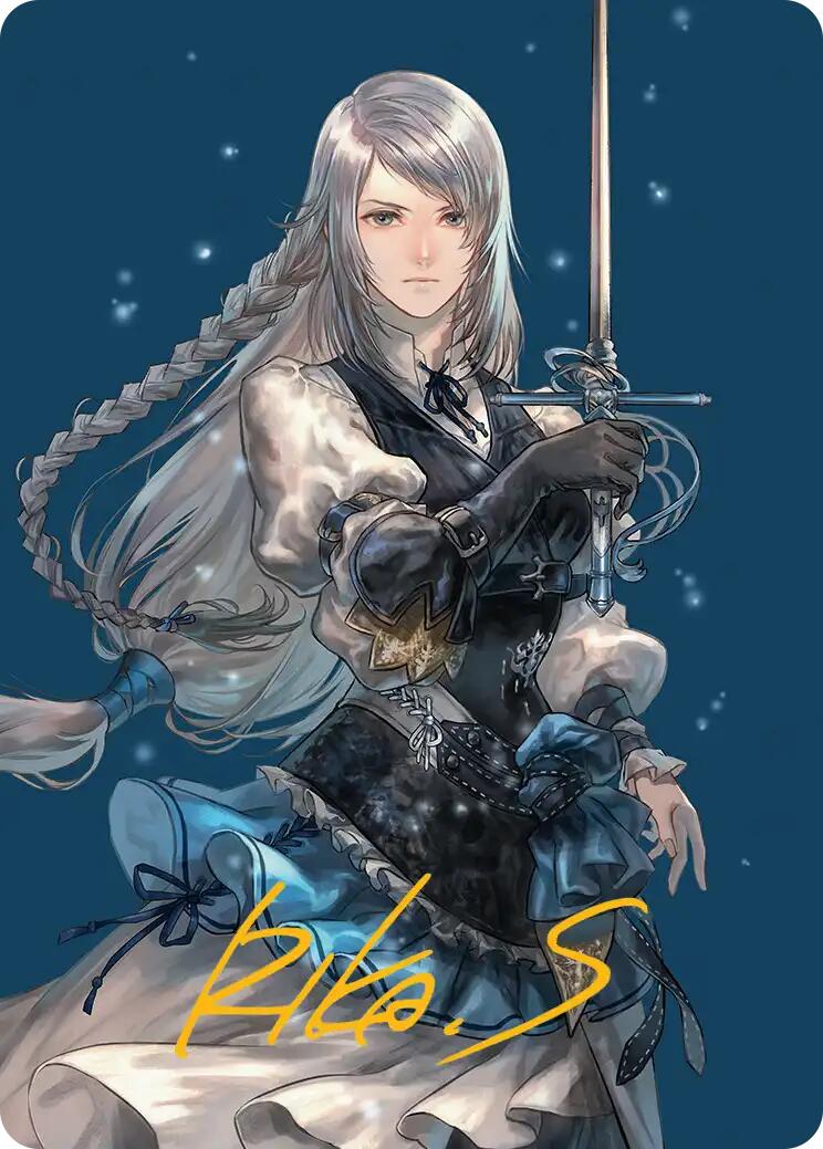Jill, Shiva's Dominant Art Card (Gold-Stamped Signature) [FINAL FANTASY Art Series] | Cracking-Singles
