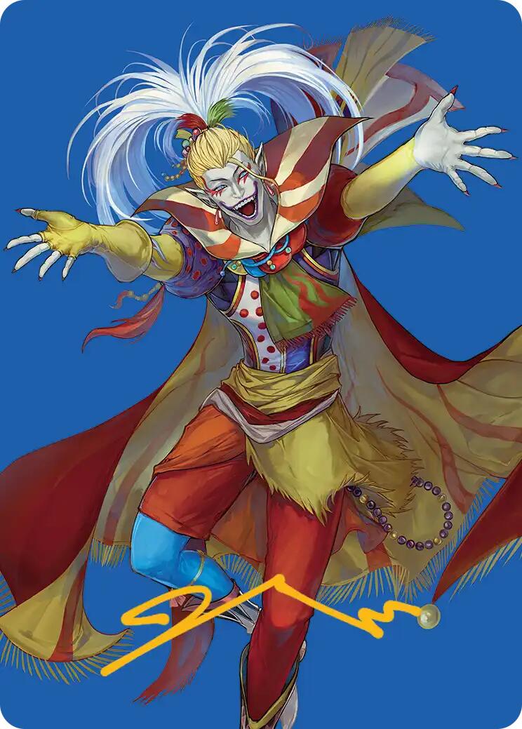 Kefka, Court Mage Art Card (Gold-Stamped Signature) [FINAL FANTASY Art Series] | Cracking-Singles