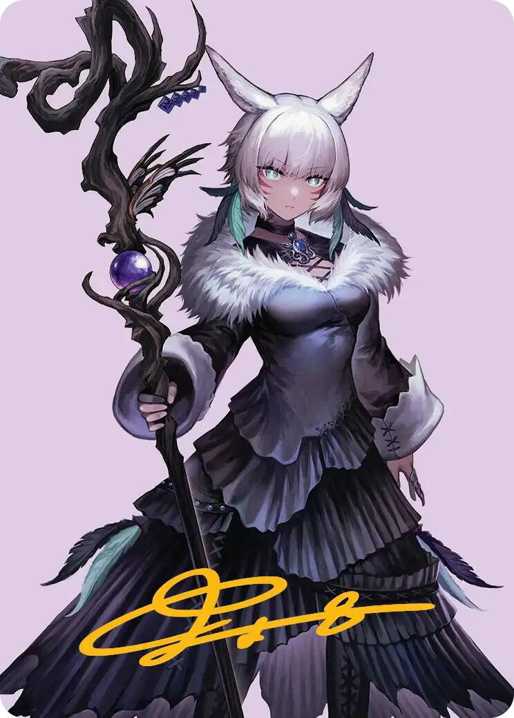 Y'shtola, Night's Blessed Art Card (53) (Gold-Stamped Signature) [FINAL FANTASY Art Series] | Cracking-Singles
