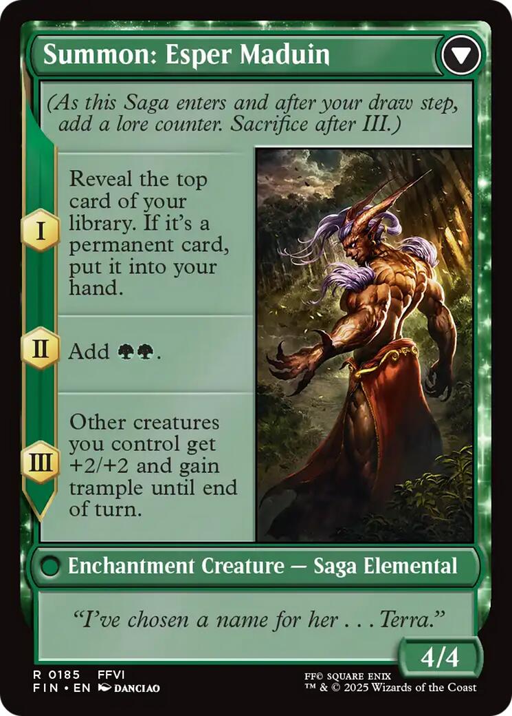 Esper Origins // Summon: Esper Maduin [FINAL FANTASY] | Cracking-Singles